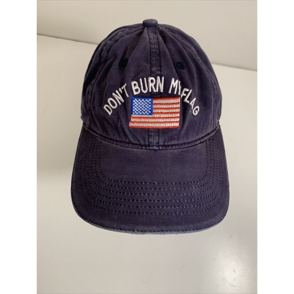 Don't Burn My Flag US United States Youth Baseball Hat Cap Adjustable Strap Back - Picture 1 of 11